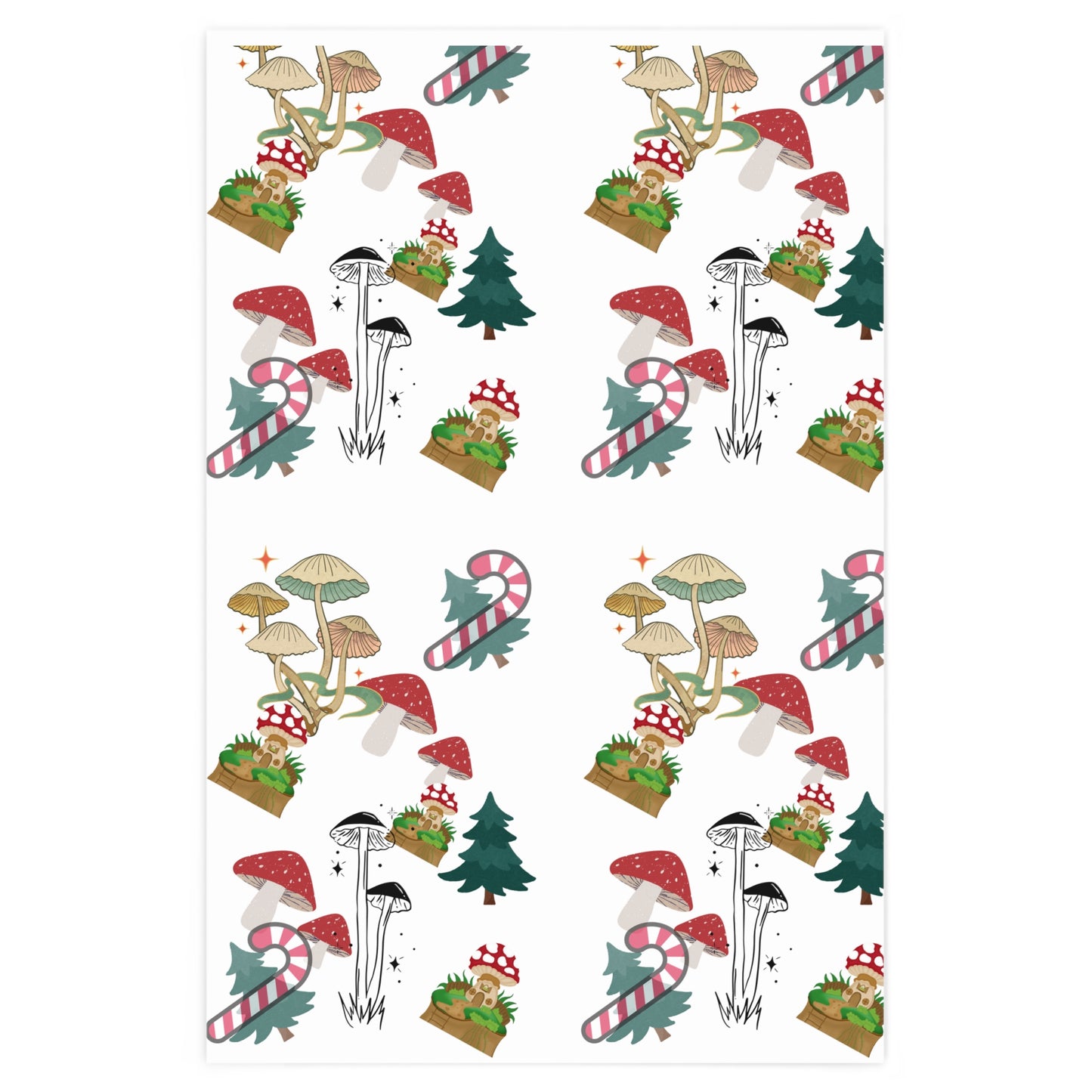 Mushroom Wrapping Paper