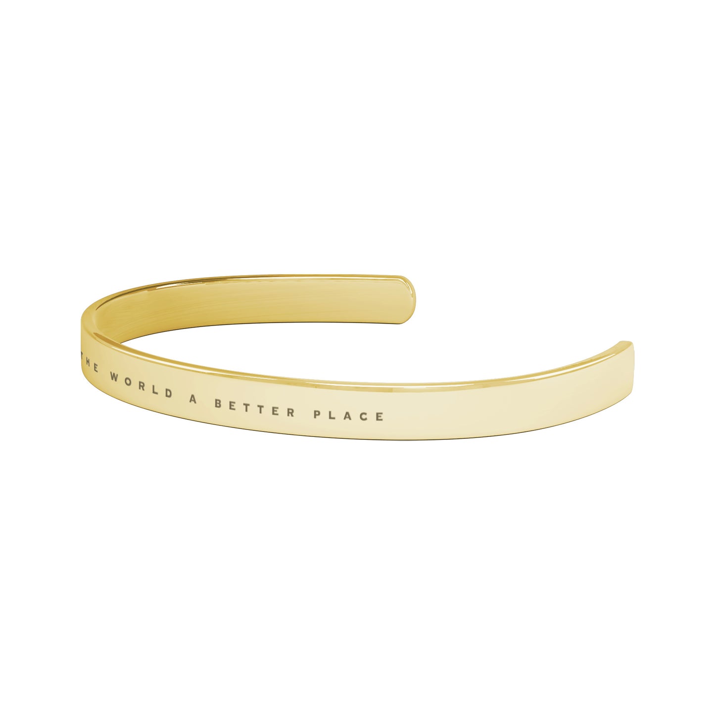 Jewelry gift for her, elegant gift for woman, You make the world a better place bracelate