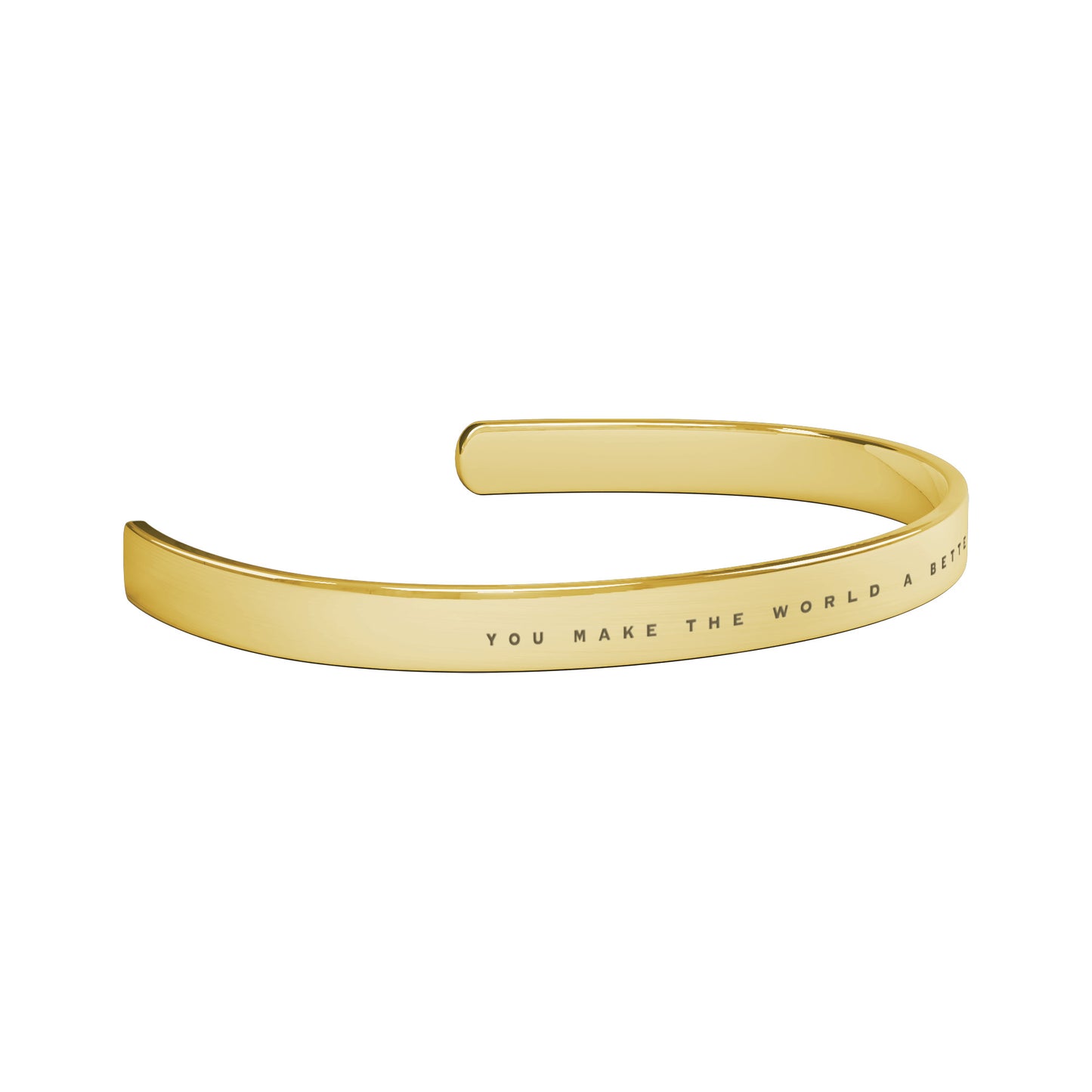 Jewelry gift for her, elegant gift for woman, You make the world a better place bracelate