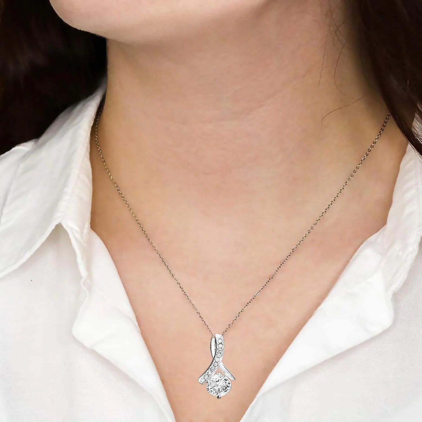 Soulmate Zircon Pendant Necklace, Holiday Gifts, Gift For Family And Friends, Special Gift.